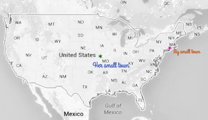 map of us dotted